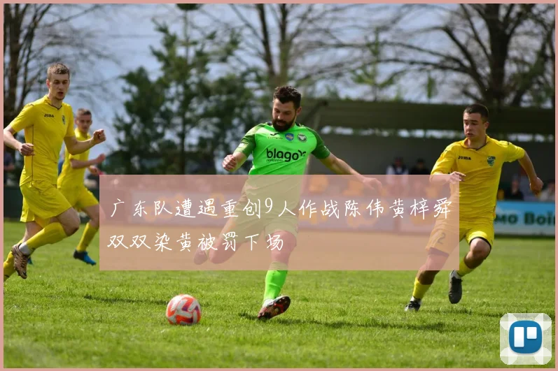 广东队遭遇重创9人作战陈伟黄梓舜双双染黄被罚下场